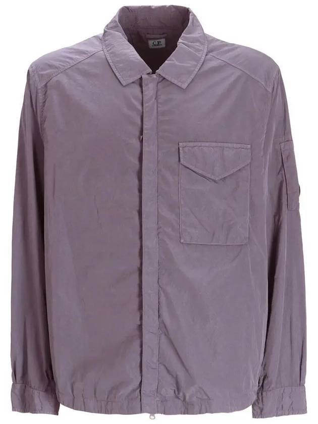 Chrome-R Lens Over Long Sleeve Shirt Purple - CP COMPANY - BALAAN 2