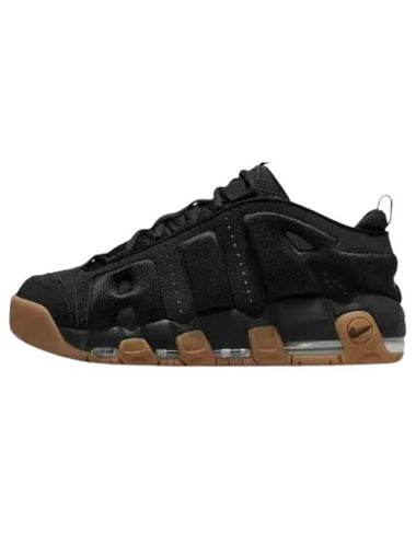 Air More Uptempo Low Top Sneakers Black - NIKE - BALAAN 1