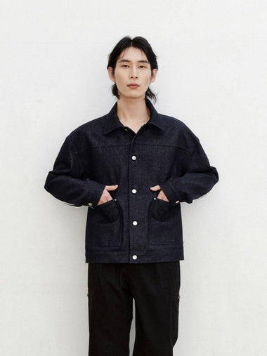 Church Denim Jacket Indigo - DENSITY - BALAAN 1