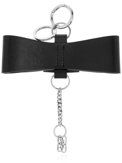 Ganni Leather Keychain, Women's, Black - GANNI - BALAAN 2