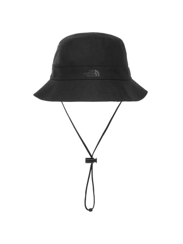 The Mountain Embroidered Logo Bucket Hat Black - THE NORTH FACE - BALAAN 1