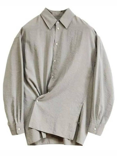 Twisted Long Sleeve Shirt Grey - LEMAIRE - BALAAN 2