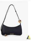 Le Bisou Perle Beaded Shoulder Bag Black - JACQUEMUS - BALAAN 2