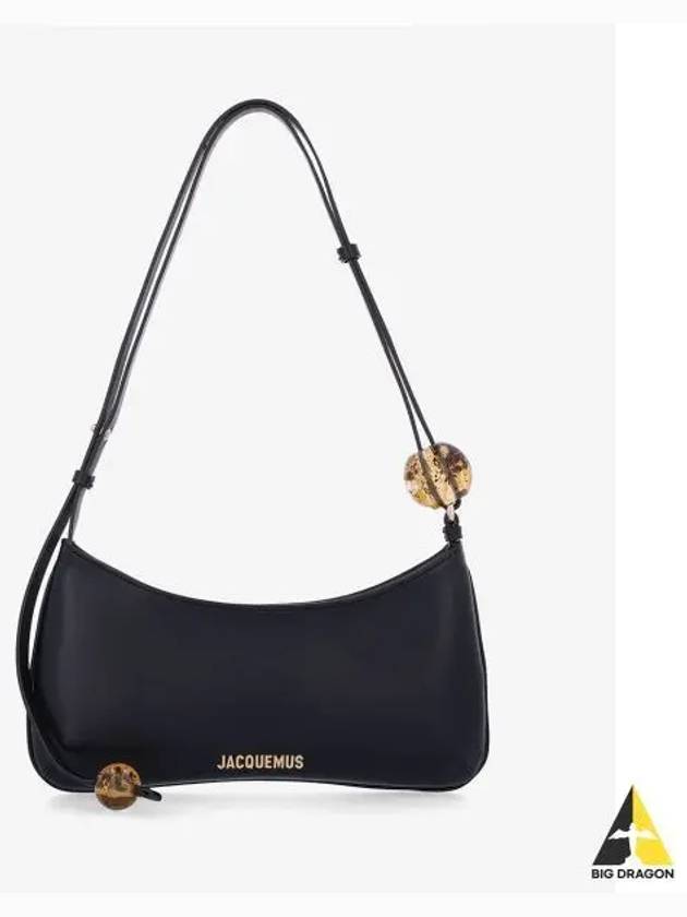 Le Bisou Perle Beaded Shoulder Bag Black - JACQUEMUS - BALAAN 2