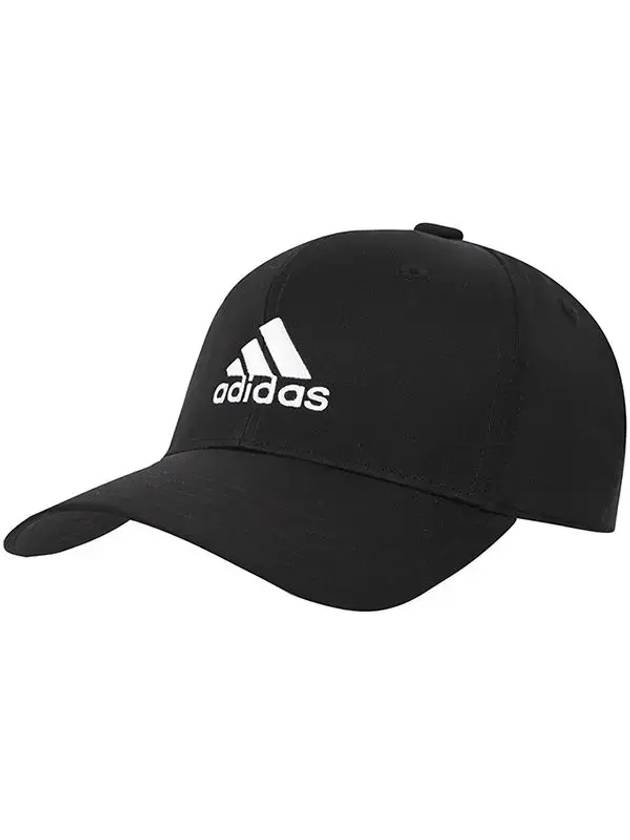 Embroidered Logo Lightweight Ball Cap Black - ADIDAS - BALAAN 1