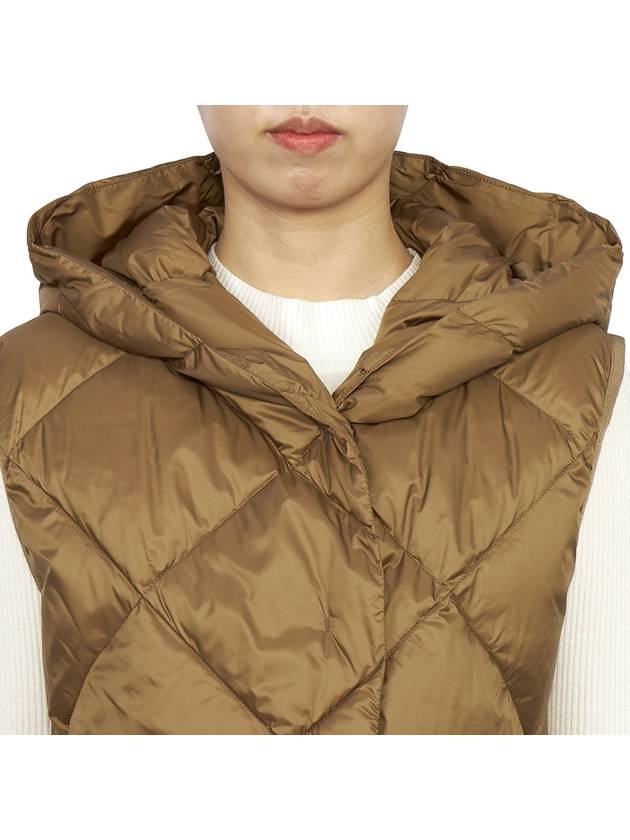 Frutto Padded Vest Brown - MAX MARA - BALAAN 6