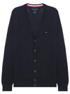 Essential Signature Cardigan Dessert Sky - TOMMY HILFIGER - BALAAN 1