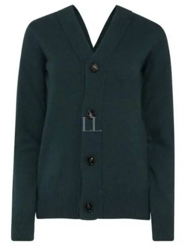 Double Button Cashmere Cardigan Green - BOTTEGA VENETA - BALAAN 2