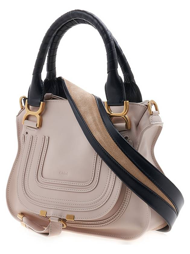 Small Double Carry Tote Bag Beige - CHLOE - BALAAN 3