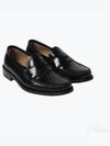 Pleated Leather Penny Loafers Black - THOM BROWNE - BALAAN 2