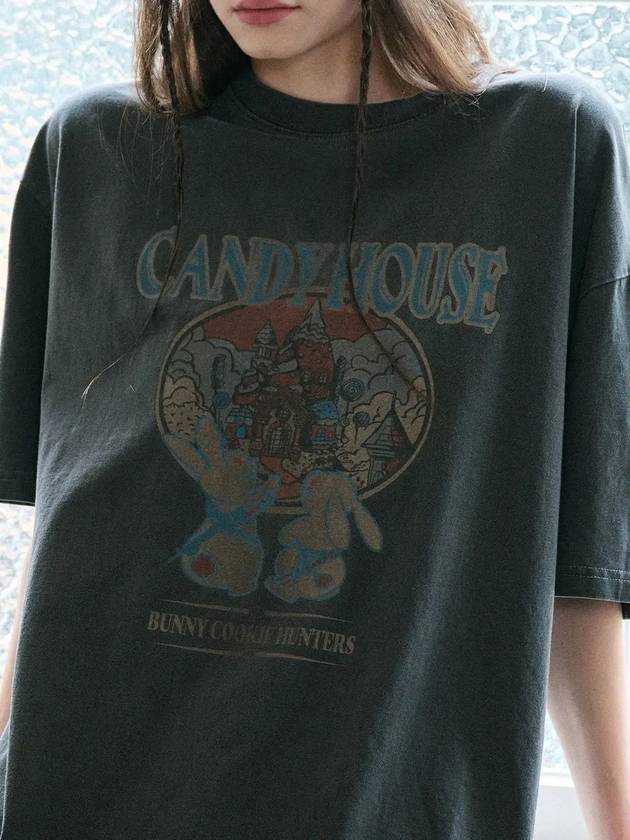 Candy House Pigment Short Sleeve T-Shirt Smoke Black - CPGN STUDIO - BALAAN 2