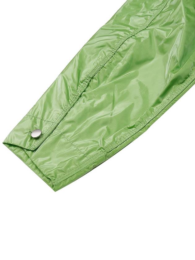 Glossy Nylon Jacket Green - BOTTEGA VENETA - BALAAN 10