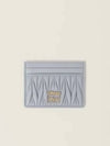 Materasse Nappa Leather Card Wallet Pearl Grey - MIU MIU - BALAAN 2