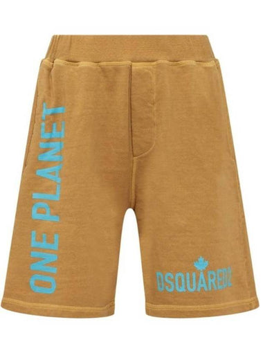 logo print shorts - DSQUARED2 - BALAAN 1