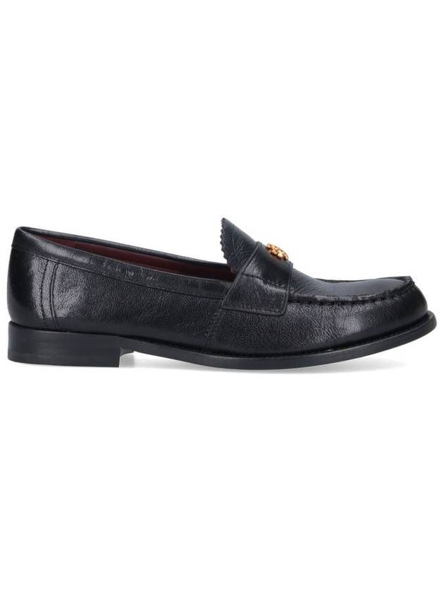 Logo Plaque Perry Loafers Black - TORY BURCH - BALAAN 2