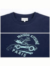 Racing Fox Short Sleeve T-Shirt Blue - MAISON KITSUNE - BALAAN 6