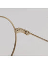 Round Metal Eyeglasses Gold - MONCLER - BALAAN 7