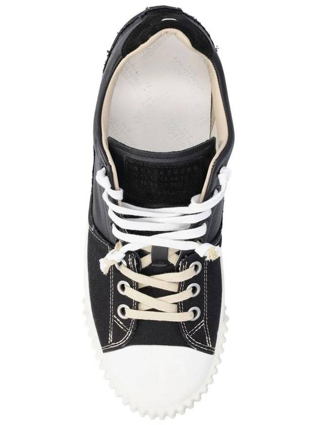 New Evolution Leather Low Top Sneakers Black - MAISON MARGIELA - BALAAN 5