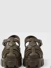 Monolith Rubber Sandals Military Green - PRADA - BALAAN 5