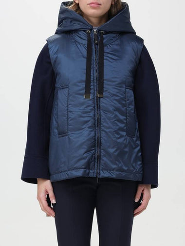 Greengo Water Repellent Vest Padded Vest Navy - MAX MARA - BALAAN 1