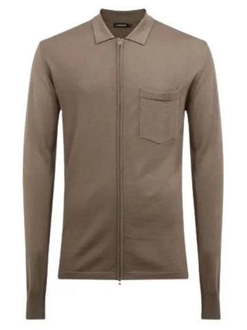 zipper cardigan khaki - J.LINDEBERG - BALAAN 1