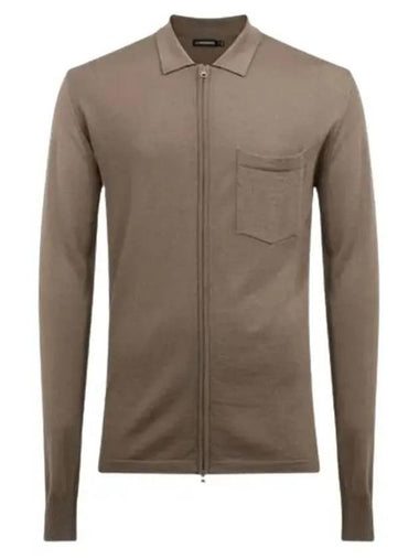 Zipper Cardigan Khaki - J.LINDEBERG - BALAAN 1