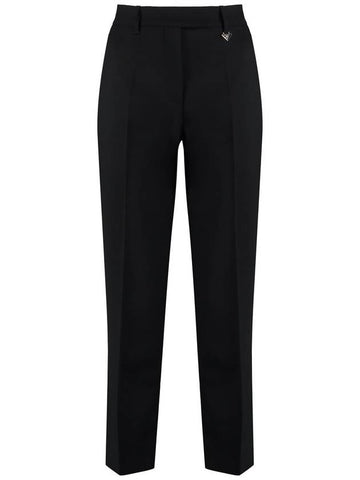 Prada Wool Cropped Trousers - PRADA - BALAAN 1