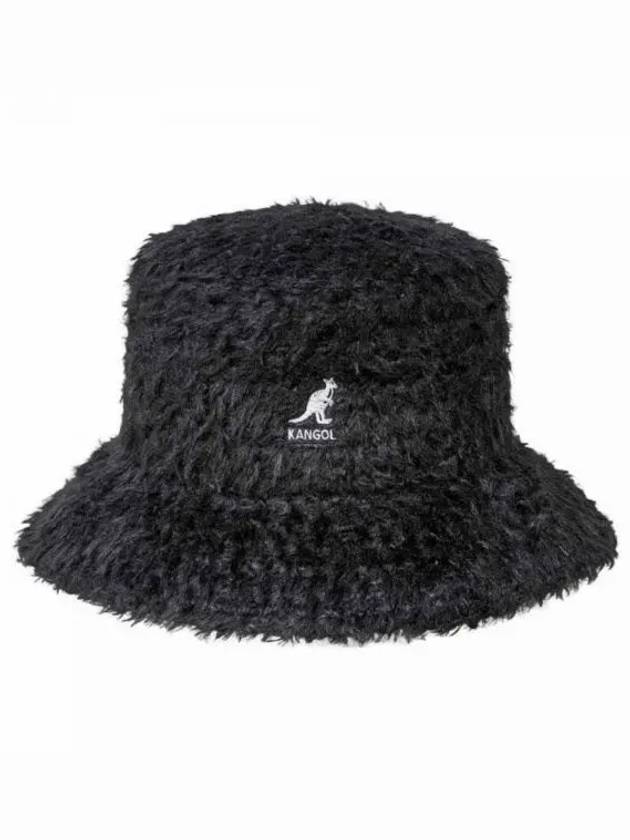 Furry braid lahinch bucket hat black cream K3589 - KANGOL - BALAAN 1