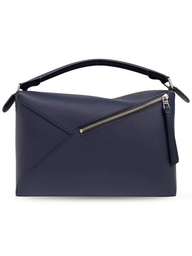 Large Puzzle Classic Calfskin Cross Bag Abyss Blue - LOEWE - BALAAN 4