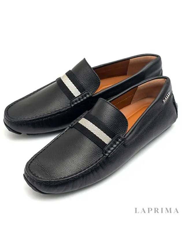 Pierce Driving Shoes Black - BALLY - BALAAN.