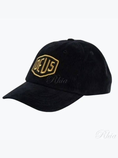 Deus Shield Cord Dad Cap DMF247624 BLK - DEUS EX MACHINA - BALAAN 1