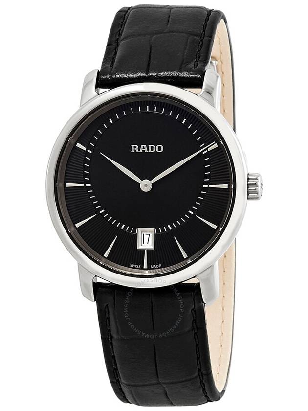 Rado DiaMaster Quartz Black Dial Ceramic Men's Watch R14135156 - RADO - BALAAN 1