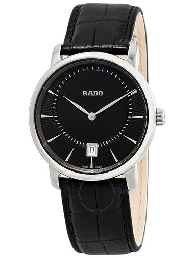 Rado DiaMaster Quartz Black Dial Ceramic Men's Watch R14135156 - RADO - BALAAN 1