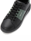 Mitty Leather Low Top Sneakers Black Green - BALLY - BALAAN 8