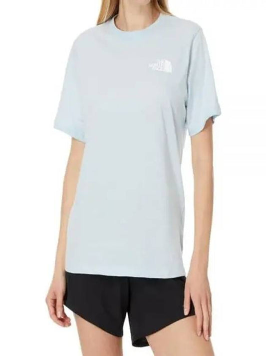 The North Face Women s Box NSE Short Sleeve T Shirt NF0A81V3O0R W SS Tee - THE NORTH FACE - BALAAN 1