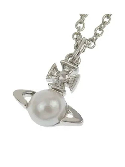 Balbina Pearl Pendant Necklace Silver - VIVIENNE WESTWOOD - BALAAN 2