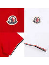 Logo Patch Three Stripes Polo T-Shirt 8A73400 84556 - MONCLER - BALAAN 7