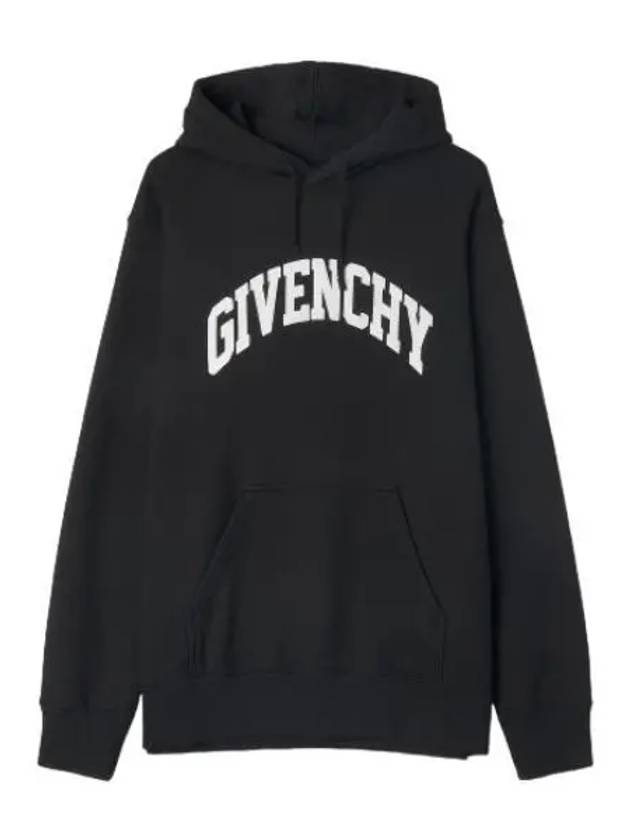 Classic Fit Hooded Black Sweatshirt - GIVENCHY - BALAAN 1