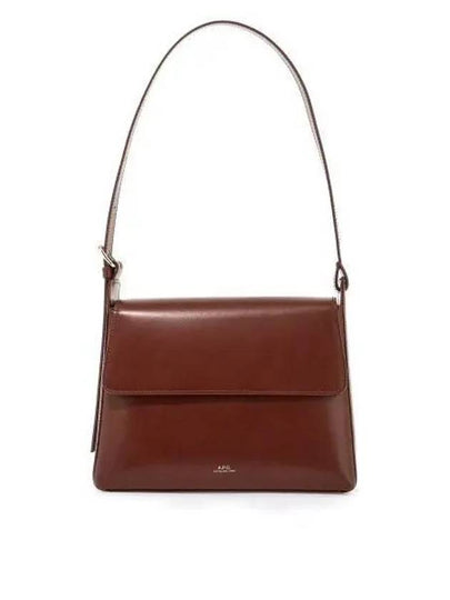 Virginie Flap Shoulder Bag Nut Brown - A.P.C. - BALAAN 2