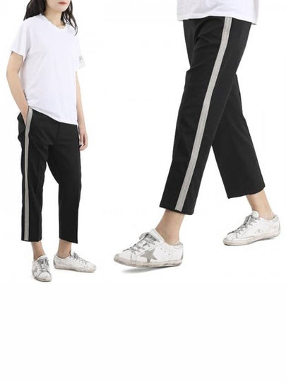 BLACK 'DENNIS FIT' side contrast pants - DSQUARED2 - BALAAN 2