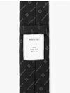 Monogram Print Silk Tie Black - GIVENCHY - BALAAN 4