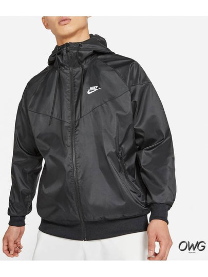 Men's Sportswear Windrunner Woven Windbreaker Black - NIKE - BALAAN 2