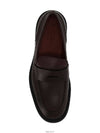 Travis Penny Leather Loafers Dark Brown - LORO PIANA - BALAAN 5