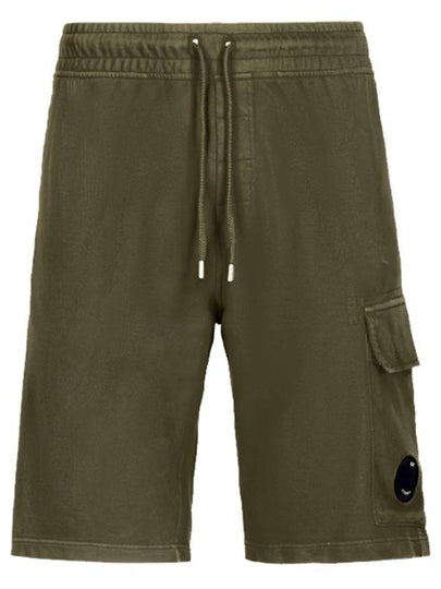 Men's Lens Patch Cargo Shorts Ivy Green - CP COMPANY - BALAAN 2