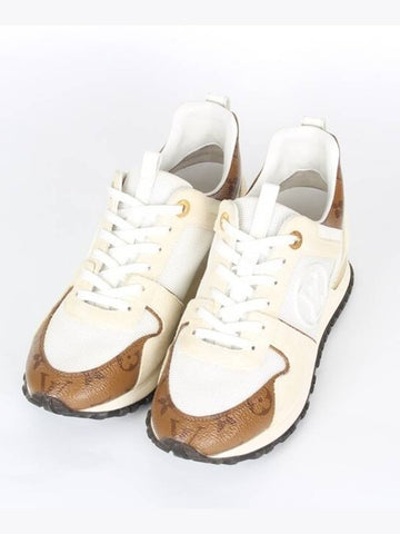 Runaway monogram gold sneakers 37 240 - LOUIS VUITTON - BALAAN 1