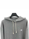 Farrin Face Oversized Hoodie Grey - ACNE STUDIOS - BALAAN 4