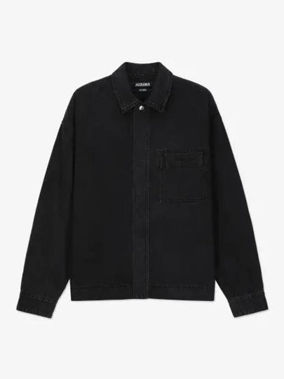 La Chemise De Nimes Denim Jacket Black - JACQUEMUS - BALAAN 2