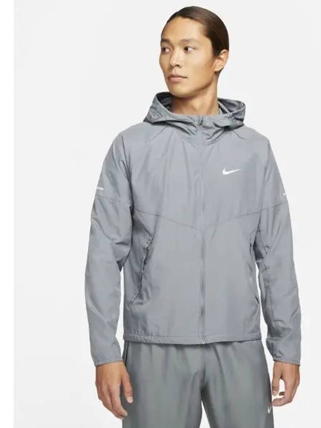 Repel Miler Windbreaker Smoke Grey - NIKE - BALAAN 2