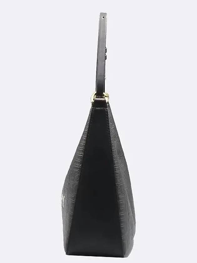 BB50PYB1GT Black Coated Fabric Small Cut Out Moon Shoulder Bag - GIVENCHY - BALAAN 3