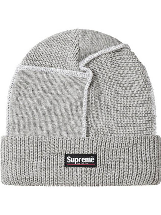 paneled seam beanie gray paneled seam beanie - SUPREME - BALAAN 1